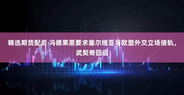 精选期货配资 冯德莱恩要求塞尔维亚与欧盟外交立场接轨，武契奇回应